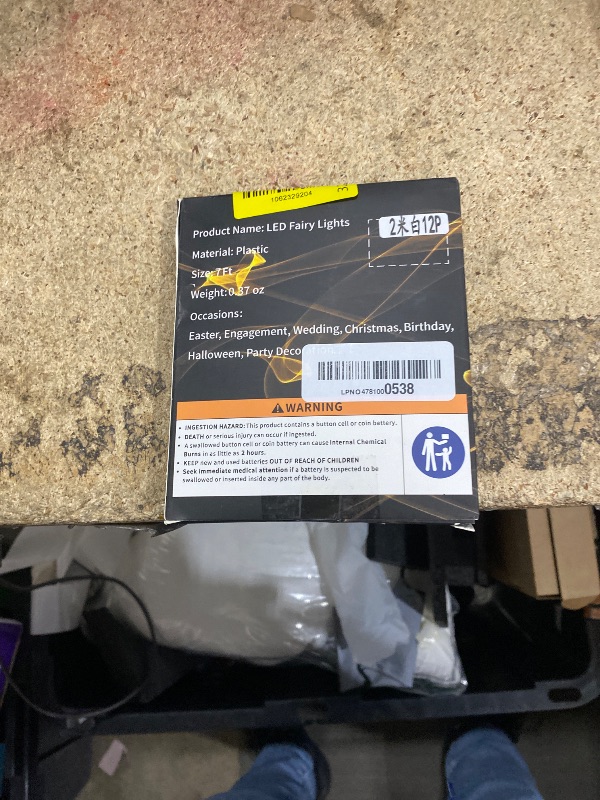 Photo 1 of 12 Pack Led Fairy Lights - Purple, Battery Operated LED Silver Wire String Lights, 7FT 20LED Mini Firefly Starry String Lights Waterproof Led Twinkle Lights for Mason Jar DIY Christmas Decor