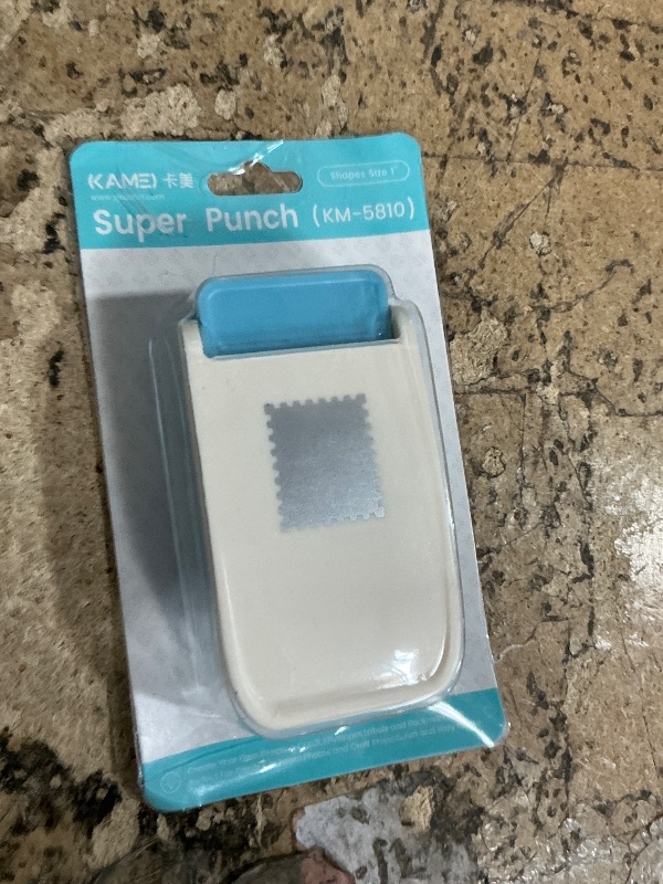 Photo 1 of 2026 New, Rectangle Lever Action Stamp Punch for Paper Crafting Scrapbooking,1X0.8inch Rectangular Postage Stamp Puncher?Stamps Shaped Paper Punch?DIY Card Making Arts Crafts Supplies