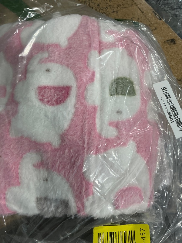Photo 1 of 1 Pack 3 Blankets Super Soft Fluffy Premium Cute Elephant Pattern Pet Blanket Flannel Throw for Dog Puppy Cat Blue/Pink/Yellow Small(23x16 inch)