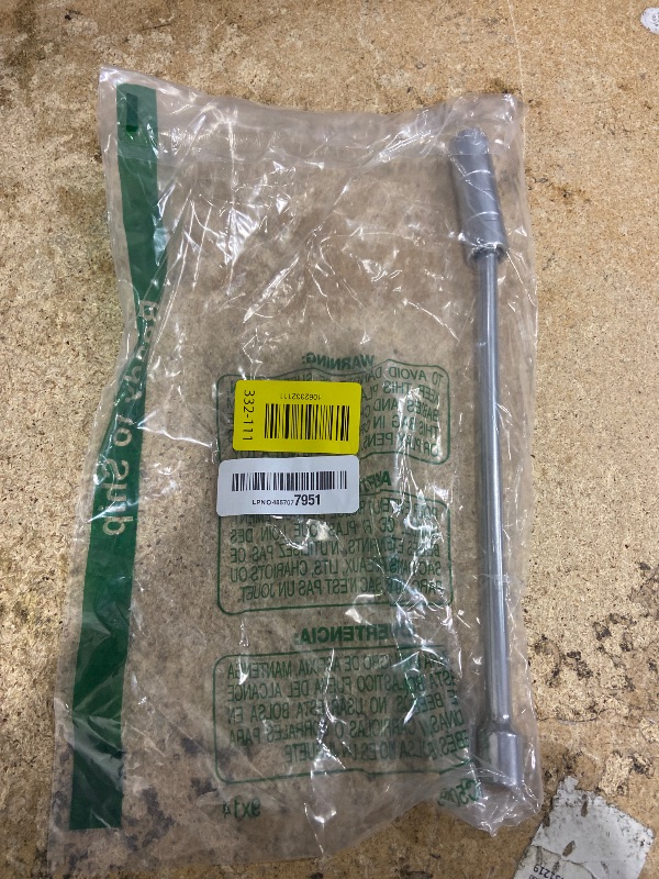 Photo 1 of (16mm) 5/8" Swivel Magnetic Spark Plug Socket – 3/8" Drive Thin Wall 12-Point CR-V Steel Spark Plug Removal Tool for BMW & Most Cars – Extra Long 10" Extension Socket