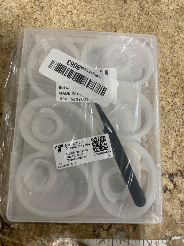 View 2 of 13 Pcs Seal Replacement for Thermoflask 24/32/40/64oz, Water Bottle Lid Replacement Accessories with 1 Pcs Tweezers Silicone O Ring Parts Spout Lid
