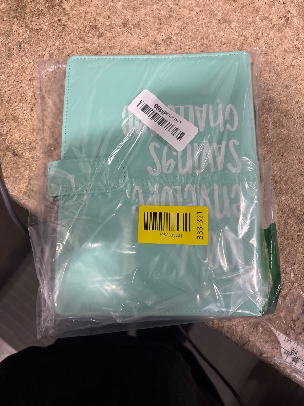 Photo 1 of 100 Envelopes Money Saving Challenge, 100 Envelope Challenge Binder, Easy and Fun Way to Save $5,050, Savings Challenges Budget Book Binder with Cash Envelopes for Office,Home,School (Green)