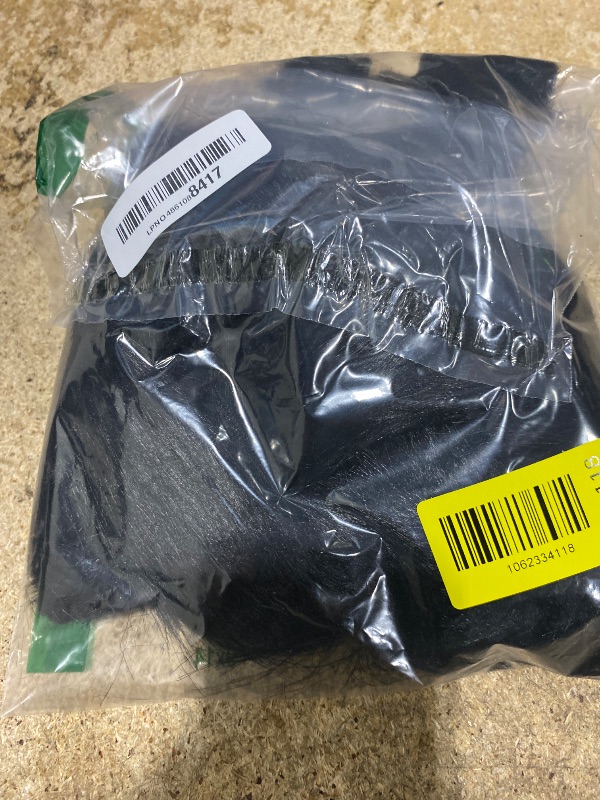 Photo 1 of 2 Inches Wide Christmas Faux Fur Ribbon Trim Fabric Roll for Christmas Tree Decor or Wreath Bows Craft, 3 Yards Long (Black,2 Inch)