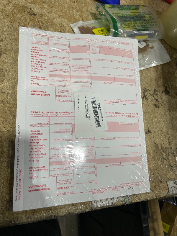 Photo 1 of 1099 MISC Forms 2025 Laser Tax Forms 4 Part Kit for 25 Individuals - Designed for QuickBooks and Accounting Software 1099 Misc 2025