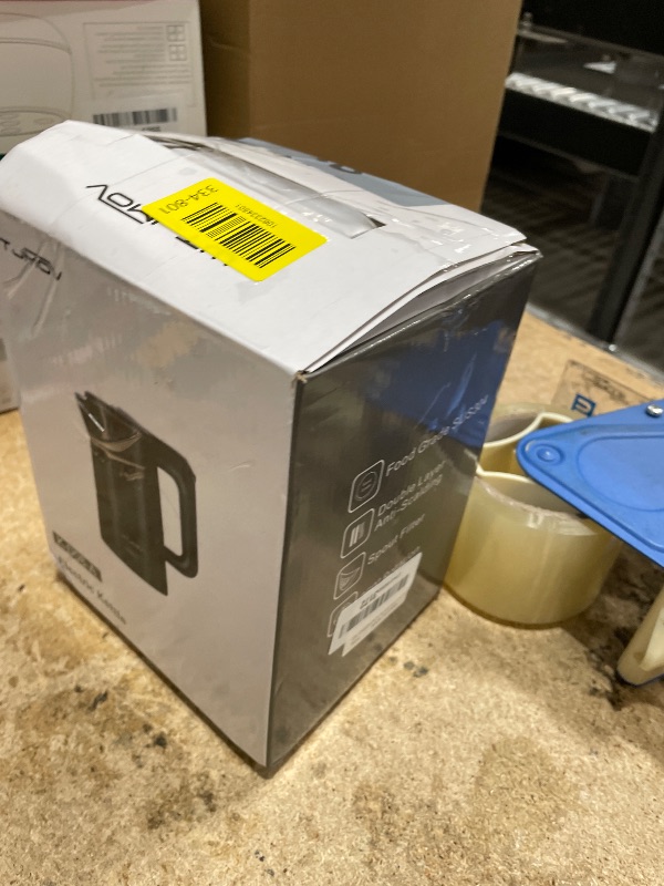 Photo 1 of 0.8L Electric Kettle Stainless Steel, 800 Watts Small Electric Kettle 27 Ounce Fast Boil Auto Shut-off, Portable Water Boiler for Small Kitchen, Business Trip and More