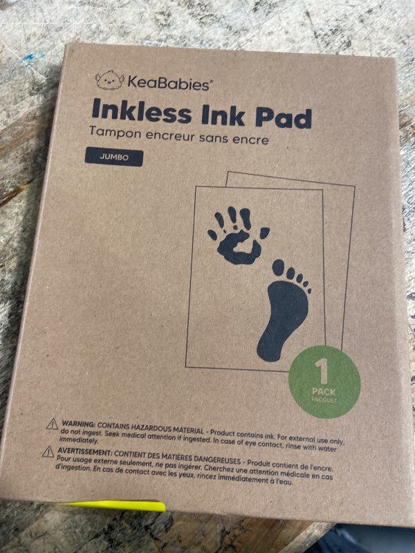 Photo 1 of 1-Pack Inkless Baby Hand and Footprint Kit - Mess Free Ink Pad for Newborn Keepsake, Dog Nose & Paw Print Kit, Clean Touch Ink Pad for Baby Hand & Footprints, Ideal New Mom Gifts (Candy Pink, J)