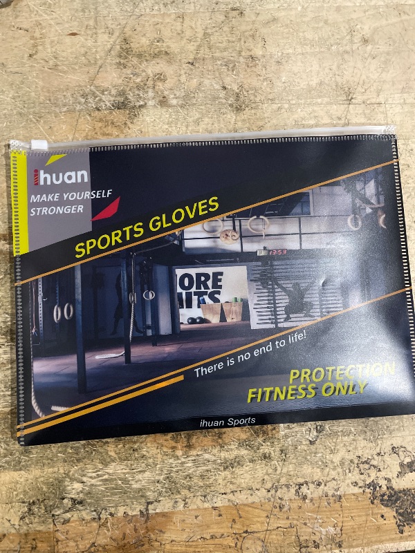 Photo 1 of **missing 1***ihuan Ventilated Weight Lifting Gym Workout Gloves with Wrist Wrap Support for Men & Women, Full Palm Protection, for Weightlifting, Training, Fitness, Hanging, Pull ups