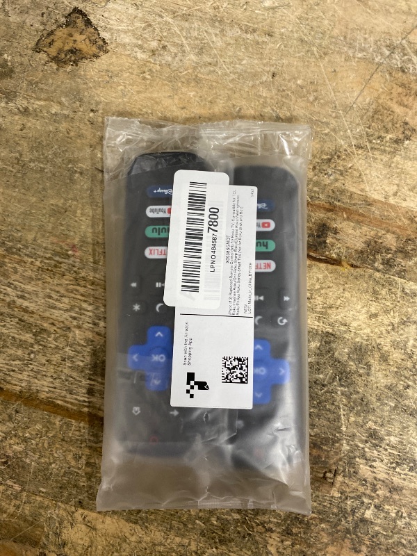 Photo 1 of (Pack of 2) Replacement Remote Control Only for Roku TV, Compatible for TCL Roku/Hisense Roku/Onn Roku/Sharp Roku/Element Roku/Westinghouse Roku/Philips Roku Smart TVs (Not for Roku Stick and Box)