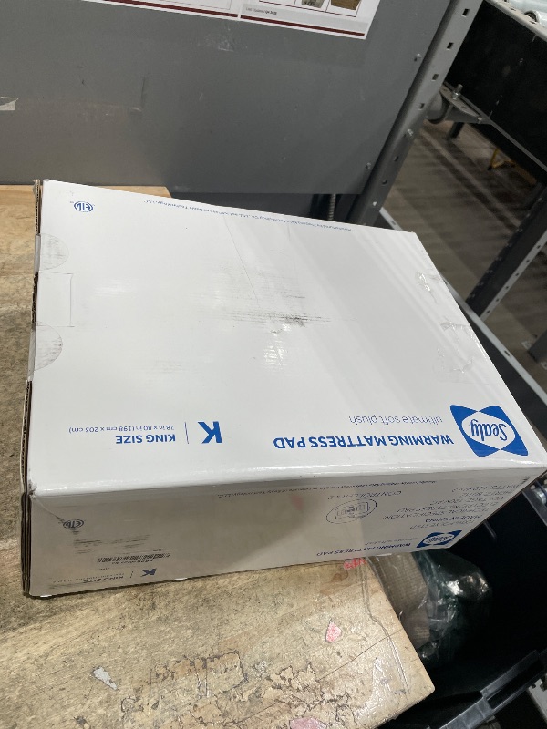 Photo 1 of ** FACTORY SEALED INSIDE ***Sealy Heated Mattress Pad King Size with Plush Top, Coral Fleece Electric Bed Warmer with Dual Controller, 10 Heat Settings & Auto Off 1-12 Hours, Fit Up to 17" Deep Pocket, Machine Washable 78"x80"