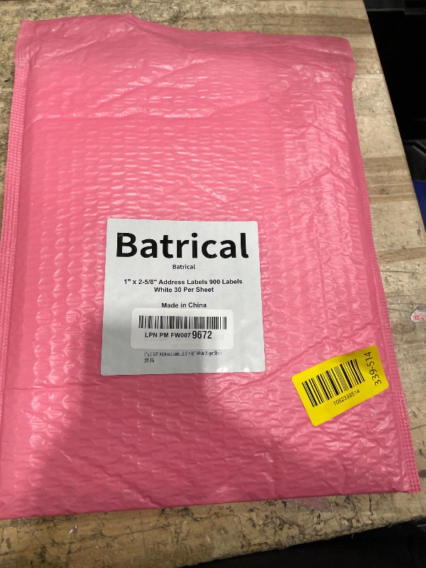 Photo 1 of 1" x 2-5/8" Address Labels 900 Labels Sticker Paper for Laser/Ink Jet Printer mailing Labels 8.5"×11" White 30 per Sheet