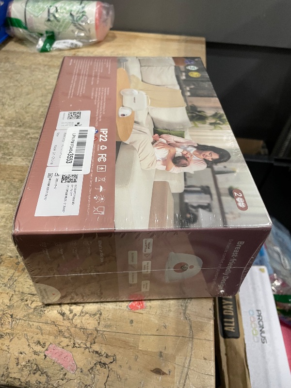 Photo 1 of *** FACTORY SEALED ***Momcozy M5 Smart APP Controlled Wearable Breast Pump, Hands-Free Wireless Electric Pump, 3 Modes 9 Suction Levels, BPA-Free, Portable Lightweight, 24mm Flange, 2-Pack Quill Gray