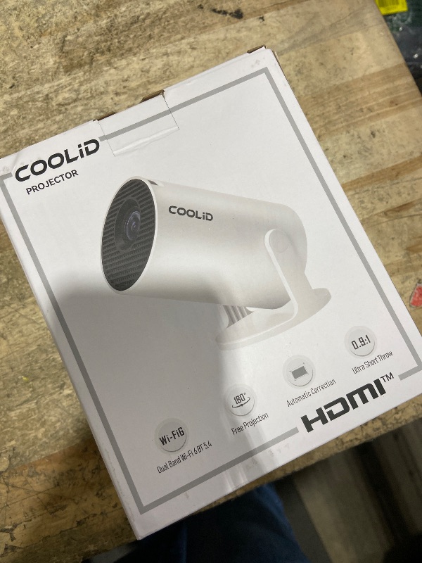 Photo 1 of [Built-in Apps & 2026 Upgraded] Mini Projector Support 4K 1080P Auto Keystone 180° Rotatable with WiFi 6 and Bluetooth 5.4, Projector Portable Compatibile with HDMI/TV Stick/Memory Stick/Laptop-Black