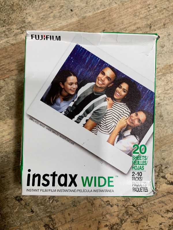 Photo 1 of ***MISSING 1*** Fujifilm Instax Wide Film Twin Pack (White)