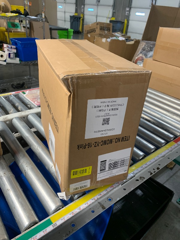 Photo 1 of ***FACTORY SEALED***MOMCAYWEX 2-in-1 Kids Round Bean Bag Chair, Fluffy Beanbag with High-Density Foam Fillings for Toddlers, Reading Cushion Chair Corner, 16"x 35", Pink