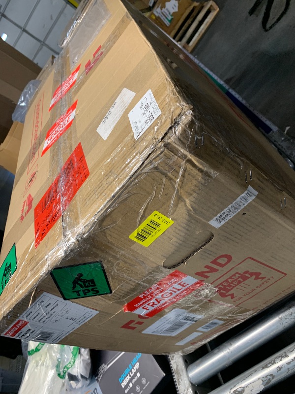 Photo 1 of ************MAJOR DENT*************
GASLAND 1.7 Cu.ft. Over the Stove Microwave, 30 Inch Over the Range Microwave with 10 Power Levels, One Touch Cooking, 300 CFM,1000W, LED, Turntable, Sensor Cook, Over The Stove Microwave Oven, Black