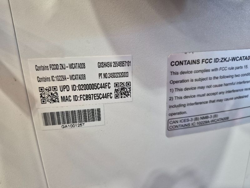 Photo 1 of *********************FOR PARTS ONLY**************
GE Smart Water Softener, 45,000 Grain, Reduce Hard Minerals to Whole House, Built-in WiFi with Water Flow Alerts, Soft Water for Shower, Appliances, and Plumbing, GXSH45W