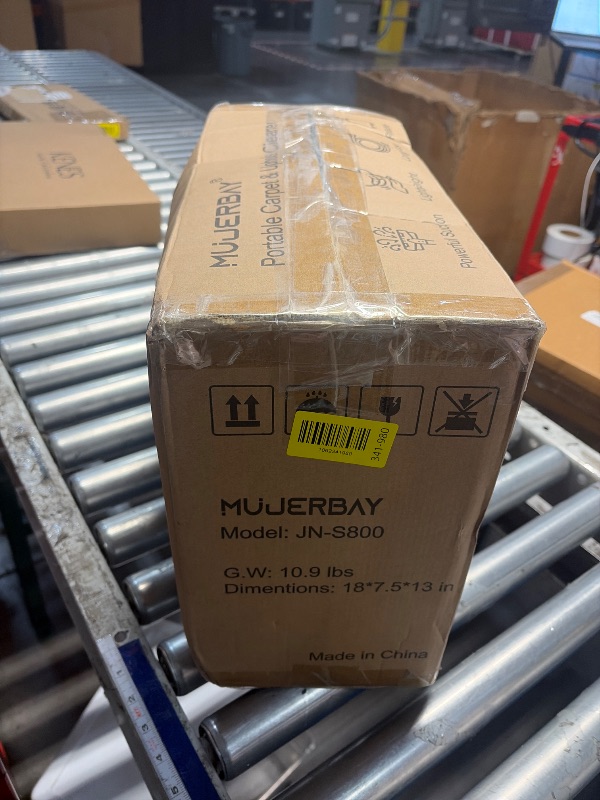 Photo 1 of ** Not FUNCTIONINGUpholstery Carpet Cleaner, MUJERBAY 12Kpa Portable Spot and Stain Cleaner, Easy Move with Universal Wheels & Handle, 1.18-inch Deep Cleaning Machine for Couch, Stairs, Car and Pet Messes.