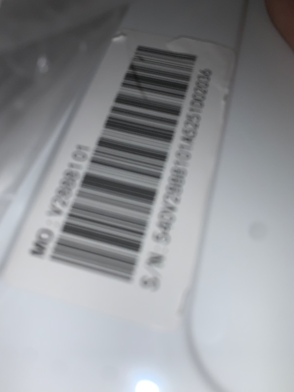 Photo 1 of ***FACTORY SEALED OPENED FOR INSPECTION***
BLACK+DECKER 0.9 Cu. Ft. Portable Washer, 6.6 lb. Capacity Washing Machine for Homes & Apartments, 5 Wash Cycles, Quick Connect Sink Adapter and Drain Hose Included, Transparent Lid, BPWM09W, White