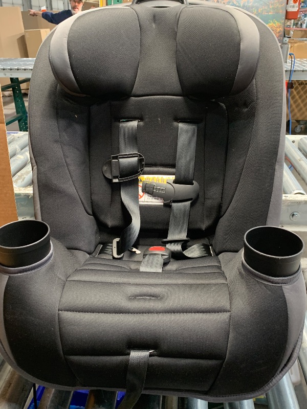 View 2 of ***MFG DATE: 1/12/2026*** Safety 1st Ellaris 3-in-1 Convertible Car Seat, Slim Fit Design, Rear & Forward-Facing, 5-Position Headrest, 3-Across Fit, Travel-Friendly with Machine-Washable Seat Pad, Smokey Haze