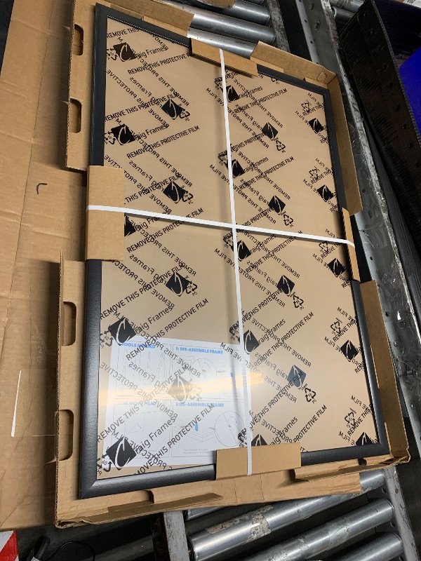 Photo 1 of ***FACTORY SEALED*** Opened for inspection
Craig Custom Frames- 24x36 Black *** See photos for reference***