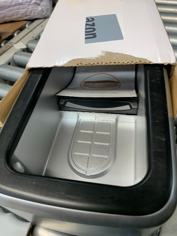 Photo 1 of (MISSING SHOE COVERS) Shoe Cover Dispenser Automatic Shoe Cover Machine with 200pcs Shoe Covers Disposable Portable Automatic Shoe Cover Dispenser Shoe Booties Disposable Non Slip for Home Office Factory Supermarket