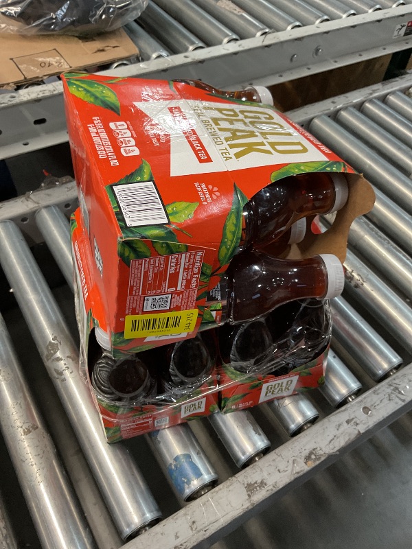 Photo 1 of ***NON-REFUNDABLE THESE ITEMS ARE NON-REFUNDABLE FOOD/DRINKS ARE PAST EXPIRATION - FOOD/DRINKS ARE EXPIRED - THESE ITEMS ARE NON-REFUNDABLE***
Gold Peak Tea, Unsweet Tea, 16.9 fl oz, 6 Pack 3-Boxes