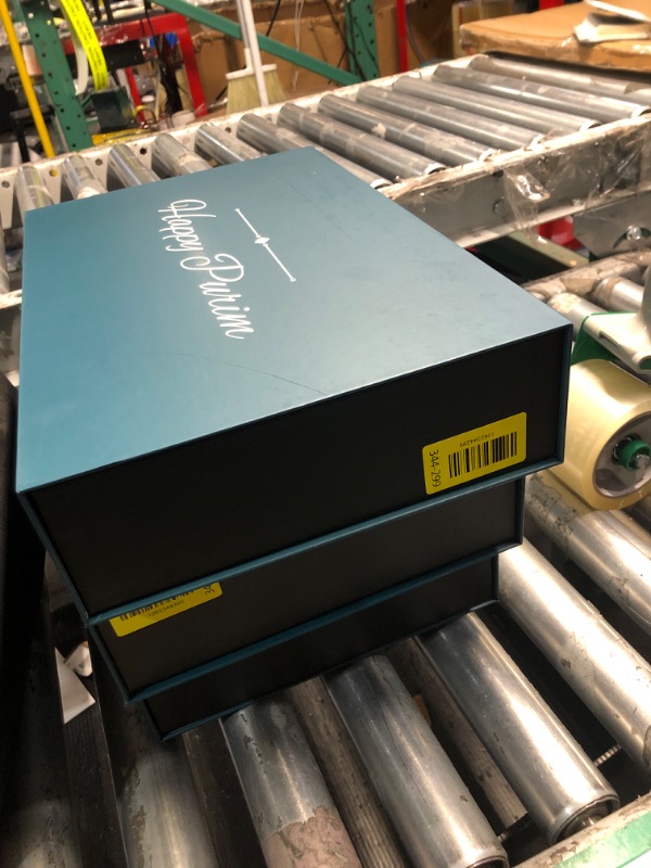 Photo 1 of ***STOCK PHOTO FOR REFERENCE ONLY***
Happy Purim L Chaim Wine Stopper Set with holder