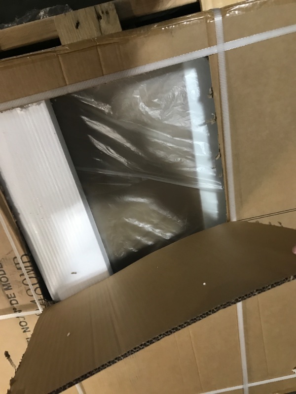 Photo 1 of ***FACTORY SEALED*** Bathroom Shower Glass Door 34 * 80" - 5/16"(8mm) Thick Clear Tempered Glass Panel, Fixed Hinged Framless Shower Glass Door with Clamps, Matte Black