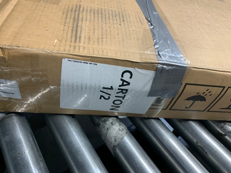 Photo 1 of ***PARTIAL SET***BOX 1 OF 2***
DWVO Queen Size Bed Frame with Bookcase Headboard and 4 Storage Drawers, RGB LED Bed Frame with Type-C & USB Charging Station Storage Headboard Bed, No Box Spring Needed, Noise Free, Grey