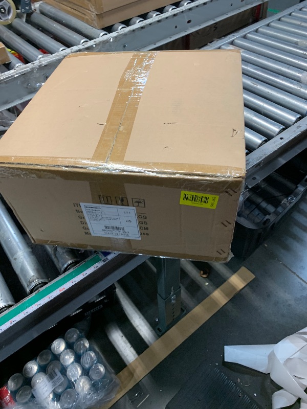 Photo 1 of ***FACTORY SEALED***
Cabvope Gold Chandelier for Dining Room Over Table Modern Drum 4 Lights 15.7" Round Pendant Light Fixture for Living Room Bedroom Kitchen Island Metal Black Gold Hanging Ceiling Lamp