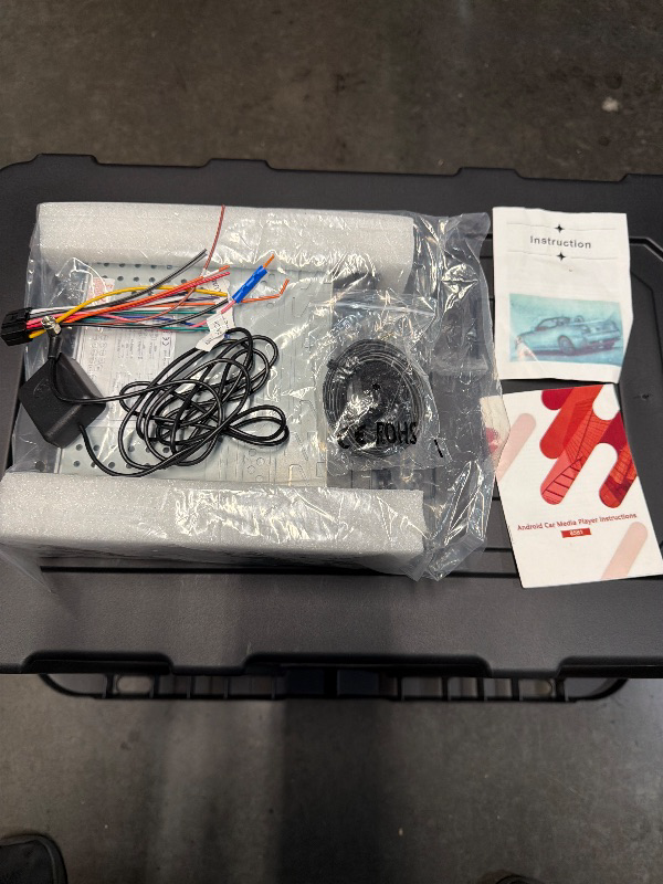 Photo 1 of [6G+128G] Android 15 Single Din Flip Out Car Stereo with Wireless Carplay & Android Auto, 7 Inch Touch Screen Car Stereo with WiFi, Bluetooth, FM/AM/RDS, GPS, DSP, SWC, USB, Camera