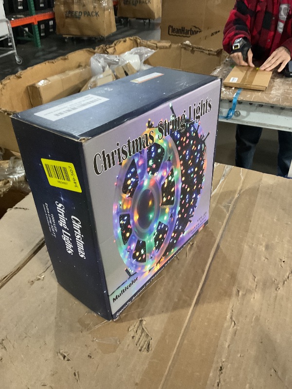 Photo 1 of ***(PARTS ONLY/ NON FUNCTIONAL)***WATERGLIDE 1000 LED Christmas String Lights, 328 FT Green Wire LED Decorative Fairy Lights with Remote & 8 Modes, Waterproof for Outdoor Xmas Holiday Party Garden Wedding Home Decor, Multicolor