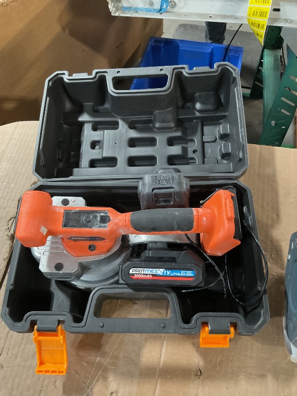 Photo 1 of * product is dirty*
Tile Vibration Tool with 2 * 21V Batteries, Cordless Tile Vibration Max 25000r/Min, Tile Vibrator with 145mm Suction Cup 9 Adjustable Speed Digital Display for Floor Wall