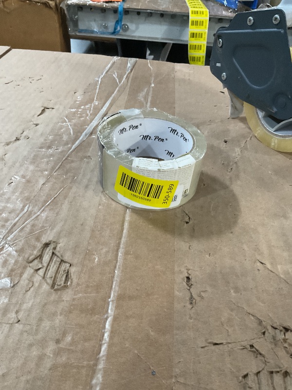 Photo 1 of * only comes with one *
Mr. Pen- Packing Tape, 2Pack, 2in Wide, 60 Yards, 1.9mil, No Smell, Shipping Tape, Packaging Tape Rolls, Clear Box Tape, Mailing/Moving Tape, Packing Tape Refill