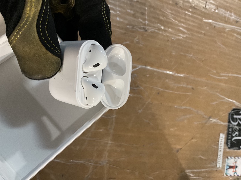 Photo 1 of ** FOR PARTS ONLY ** 
Apple AirPods Wireless Ear Buds, Bluetooth Headphones with Lightning Charging Case Included, Over 24 Hours of Battery Life, Effortless Setup for iPhone