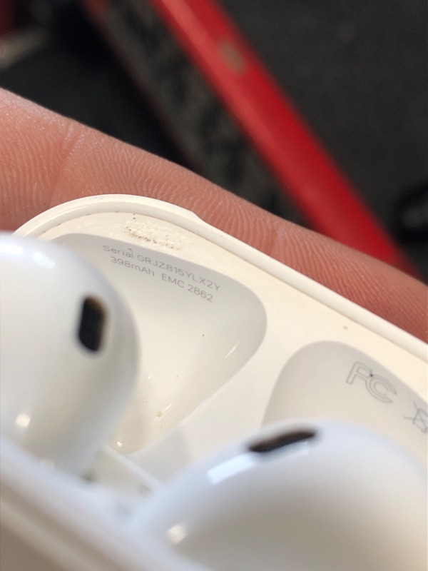 Photo 1 of ** FOR PARTS ONLY ** 
Apple AirPods Wireless Ear Buds, Bluetooth Headphones with Lightning Charging Case Included, Over 24 Hours of Battery Life, Effortless Setup for iPhone