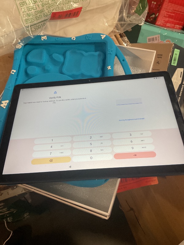 Photo 1 of *****Parts Only***** Locked******MengDash Kids Tablet, 10.1 inch Tablet for Kids 3-10, Educational Learning Toddler Tablet Android 14, 8(4+4) GB RAM+64GB ROM Storage, 5G WiFi, Baby Girl boy Gift (Blue)