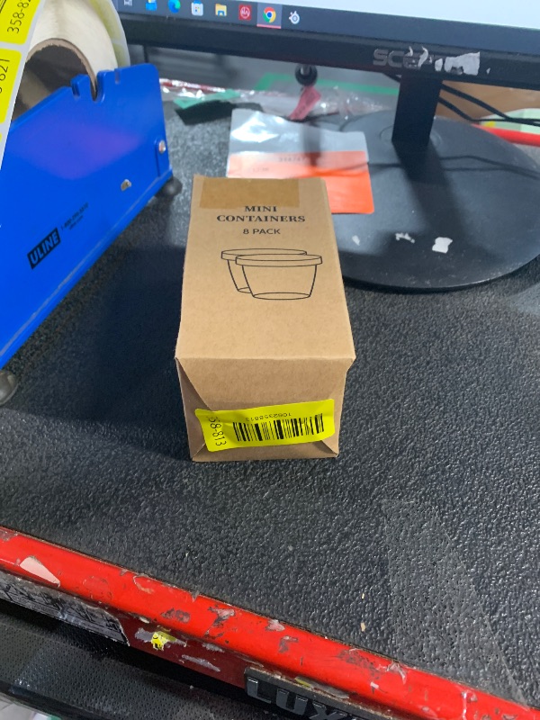 Photo 1 of [8 Pack] Salad Dressing Container To Go, 2.4oz Small Condiment Containers with Leakproof Silicone Lids, Reusable Stainless Steel Sauce Cups for Lunch Bento Box, Picnic and Travel