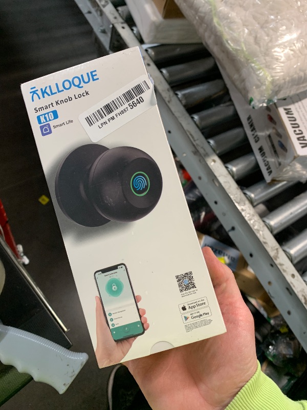 Photo 1 of ***FACTORY SEALED***Fingerprint Door Lock, Smart Fingerprint Door Knob with Lock, Biometric Door knob with App Control & Key, Keyless Thumbprint Entry Door Lock for Bedroom, Front Door, Home, Apartment Office and Garages
