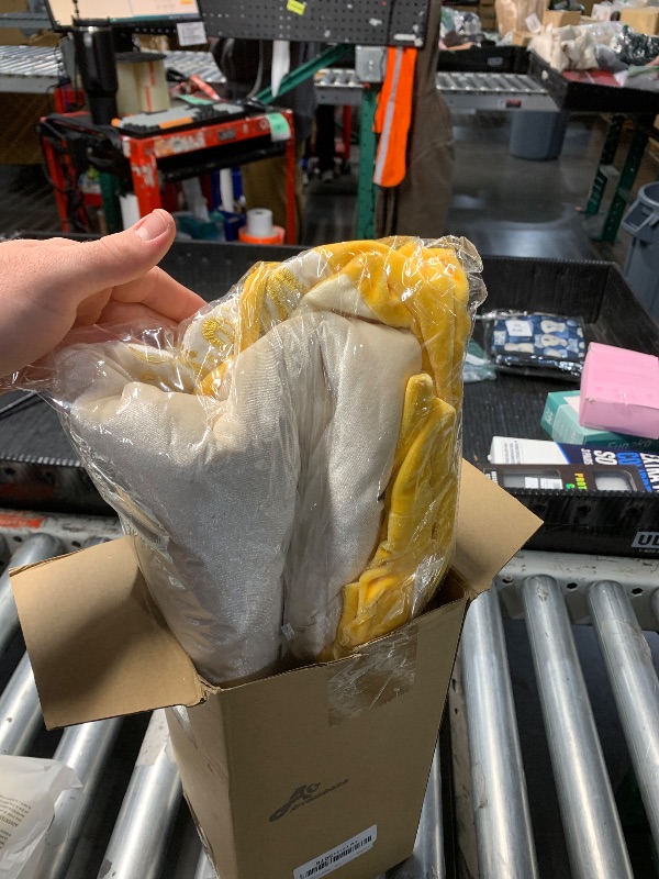 Photo 1 of ***STOCK PHOTO FOR REFERENCE ONLY***Bedsure GentleSoft Bedding Fleece Blanket for Girls and Boys - Soft Cozy Cute Small Throw Blankets for Travel, 43x55 Inches, Gold