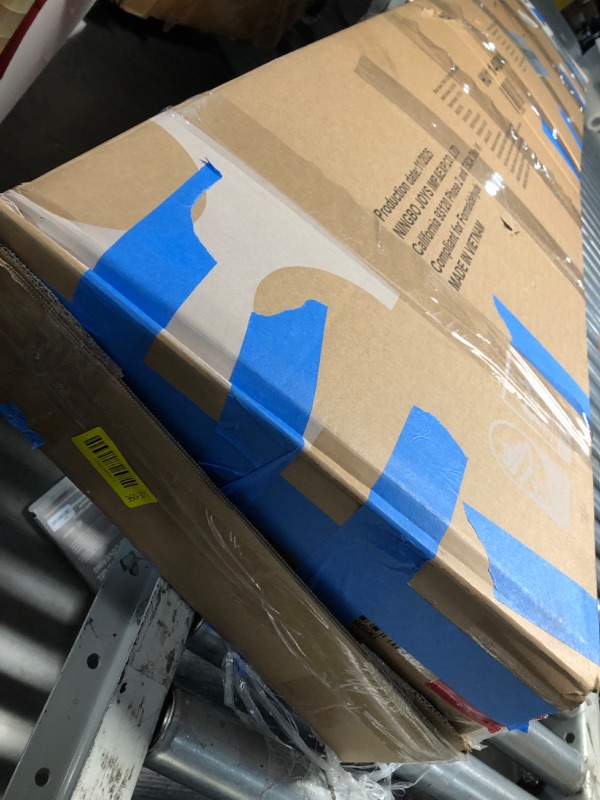 Photo 1 of ***PARTIAL SET - PRICE ADJUSTED******MISSING PARTS***Bellemave Full Size Floor Bed with Rounded Corners for Kids, Full Floor Bed with High Fence, Wooden Montessori Beds for Kids, Natural no slats