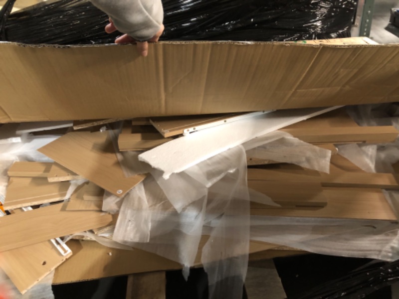 Photo 1 of ***PARTIAL SET - PRICE ADJUSTED******MISSING PARTS******FOR PARTS ONLY******TRUCK/TRAILER PICKUP ONLY***Storkcraft Alpine 6-Drawer Dresser (Driftwood) – GREENGUARD Gold Certified, Brown Dresser for Bedroom, Kids & Nursery Storage Drawers, Safety Interlock