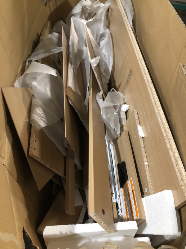 Photo 1 of ***PARTIAL SET - PRICE ADJUSTED******MISSING PARTS******FOR PARTS ONLY******TRUCK/TRAILER PICKUP ONLY***Storkcraft Alpine 6-Drawer Dresser (Driftwood) – GREENGUARD Gold Certified, Brown Dresser for Bedroom, Kids & Nursery Storage Drawers, Safety Interlock