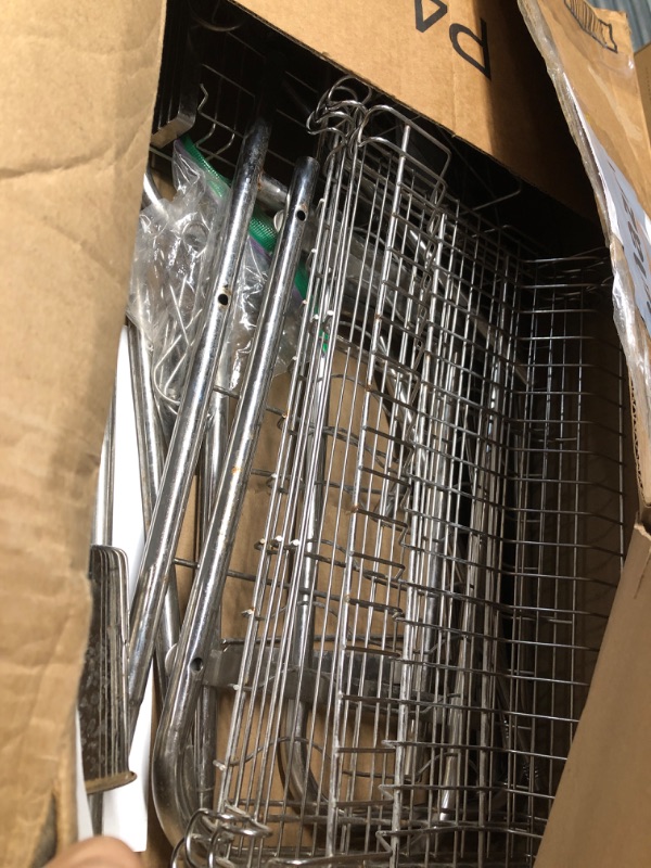 Photo 1 of ***DAMAGED - SEE NOTES/PICTURES***HOWDIA Stainless Steel 2-Tier Over The Sink Dish Drying Rack with Utensil Holder, Large, for Kitchen Counter