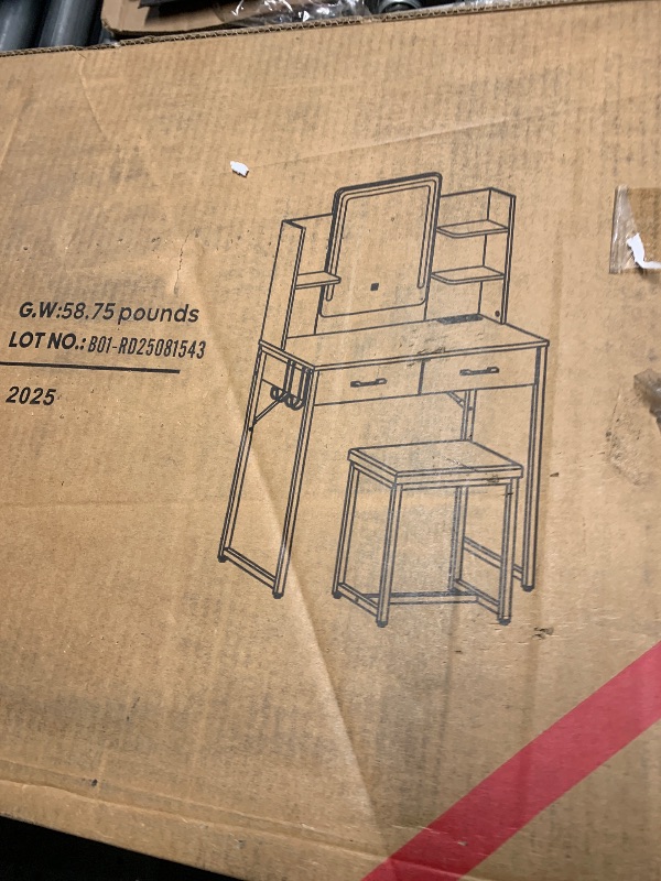 Photo 1 of ***FACTORY SEALED***VANITY DESK 