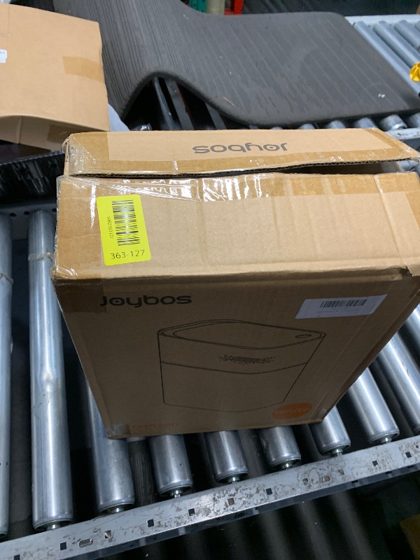 Photo 1 of ***PARTS ONLY*** ***NONFUNCTIONAL*** MOPALL Small Bathroom Trash Cans with Lids,Motion Sensor Bathroom Trash Can,Narrow Waterproof Plastic 3.5 Gallon Automatic Adsorption Touchless Garbage Can,White