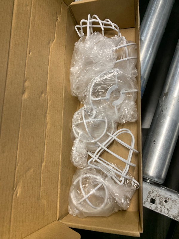 Photo 1 of (6 Pack) 1/2" Fire Sprinkler Head Cage Guard Protector Fire Extinguishing System Sprinkler Bracket White