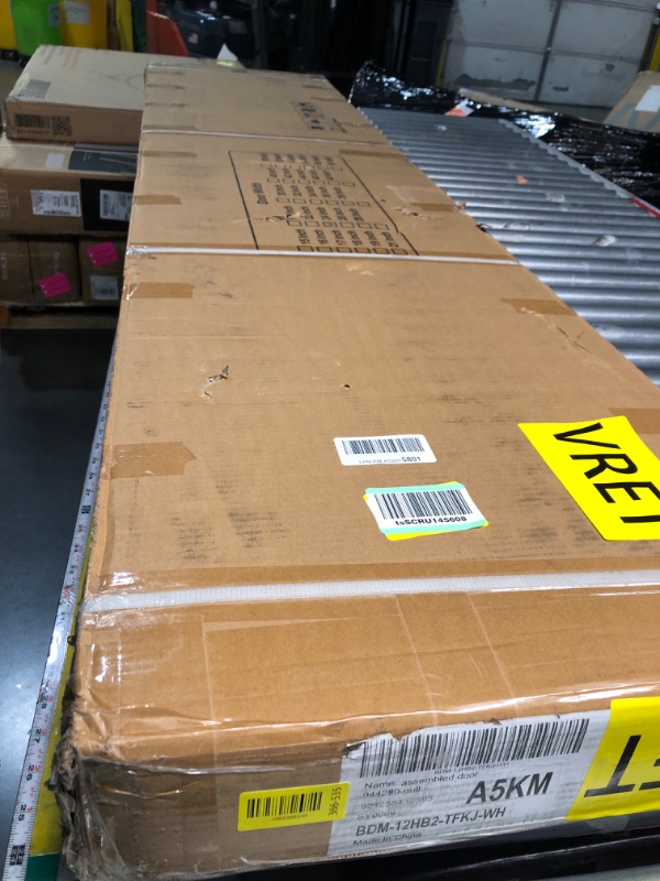 Photo 1 of ***FACTORY SEALED*** SMARTSTANDARD Bifold Barn Door 48'' x 84'',Bi-Fold Sliding Closet Doors with Hardware Kit Included,56'' Track Kit for 4 Doors,Waterproof & Quiet,Pre-Drilled Holes Easy Assembly,White