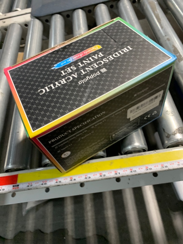 Photo 1 of ***MISSING PARTS***
40 PCS Iridescent Acrylic Paint Set with 12 Brushes, 2 Knives & Palette, 24 Colors (2oz/60ml) Art Craft Paint for Adults Artists Beginners, Canvas Ceramic Rocks Wood Painting Kit Art Supplies