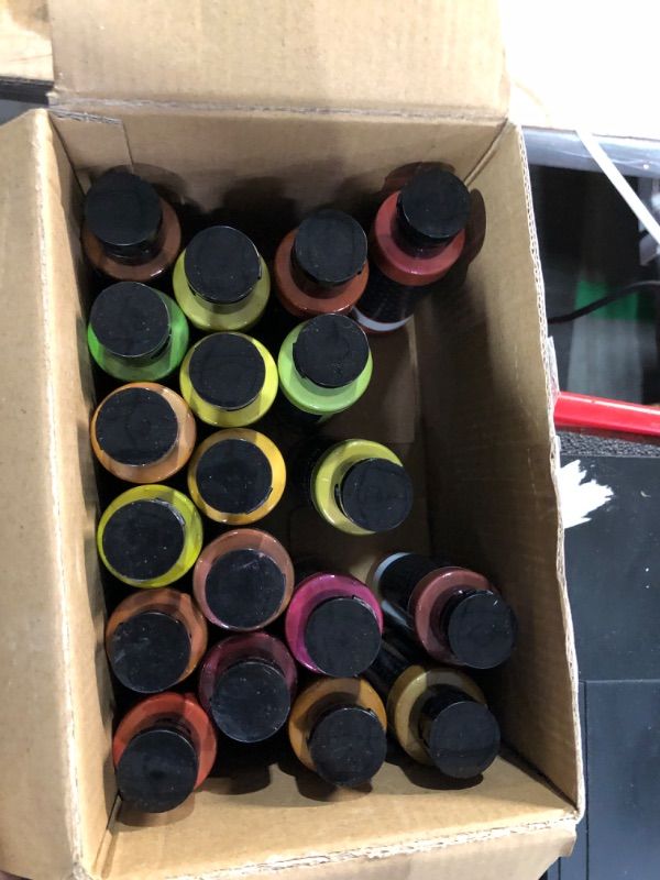 Photo 1 of ***MISSING PARTS***
40 PCS Iridescent Acrylic Paint Set with 12 Brushes, 2 Knives & Palette, 24 Colors (2oz/60ml) Art Craft Paint for Adults Artists Beginners, Canvas Ceramic Rocks Wood Painting Kit Art Supplies